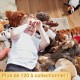 peluche geante chien husky