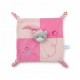 doudou plat chat rose gipsy