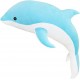peluche dauphin geant bleu